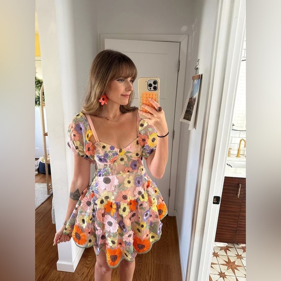 COPY - FOR LOVE & LEMONS Prato Mini Dress - Picture 4 of 10